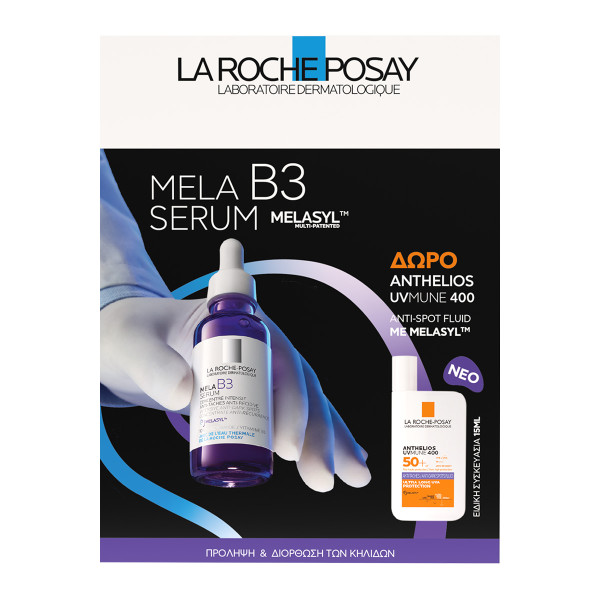 La Roche-Posay Set: Mela B3 Serum & Anthelios UVMune 400 Fluid LSF50 – Gegen Pigmentflecken