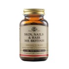 Solgar Skin, Nails & Hair με Βιοτίνη 60tabs (Συμπλήρωμα Διατροφής για Υγιή Δέρμα, Νύχια & Μαλλιά)