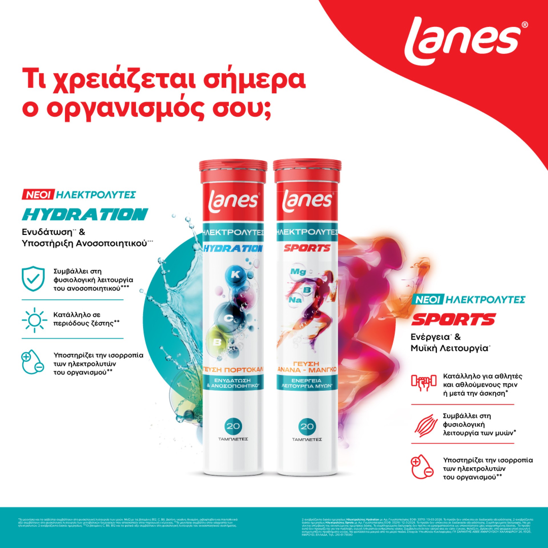 Lanes Ηλεκτρολύτες