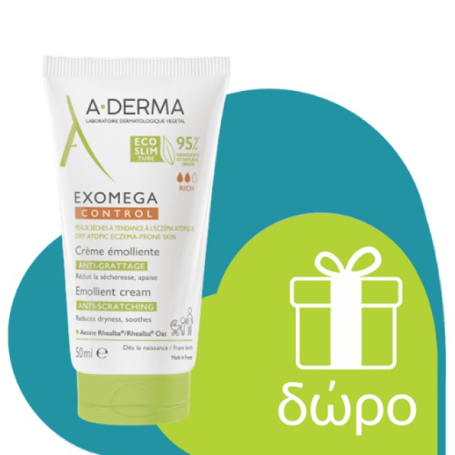 A Derma Exomega Control 2in1 Emollient Cleansing Gel Anti-Scratching 500ml