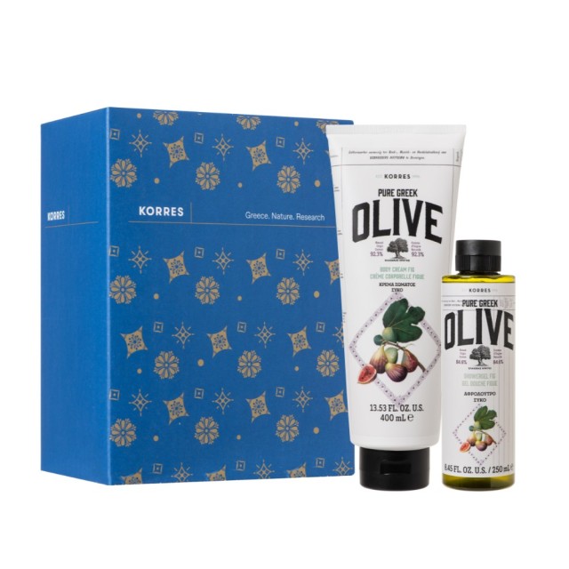 Korres Limited Edition Gift SET Olive & Fig (ΣΕΤ Περιποίησης της Επιδερμίδας Σύκο & Ελιά)