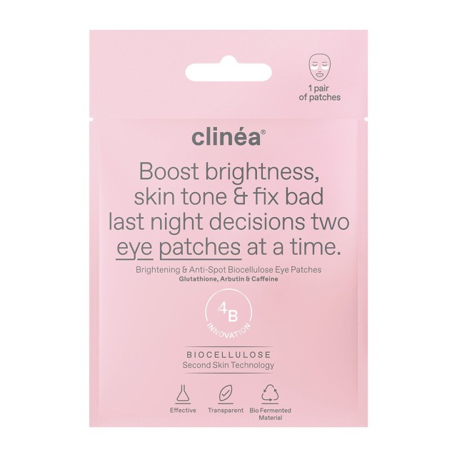 Clinea Anti-Dark Spot Eye Patches 2τεμ (Επιθέματα Ματιών Λάμψης & Δράσης Kατά των Σκούρων Κηλίδων)