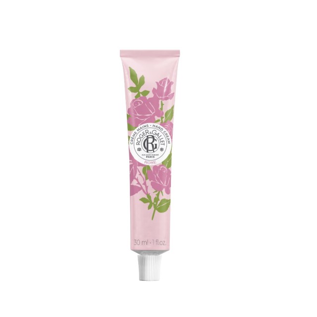 Roger & Gallet Rose Hand Cream 30ml (Ενυδατική Κρέμα Χεριών με Ροδοπέταλα Τριαντάφυλλου Δαμασκού)