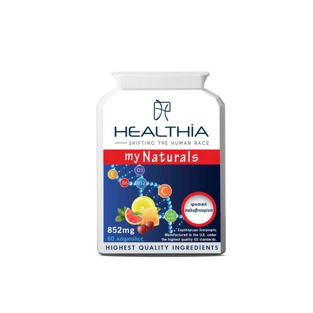 Healthia My Naturals 852mg 60caps (Πολυβιταμινούχο Συμπλήρωμα Διατροφής)