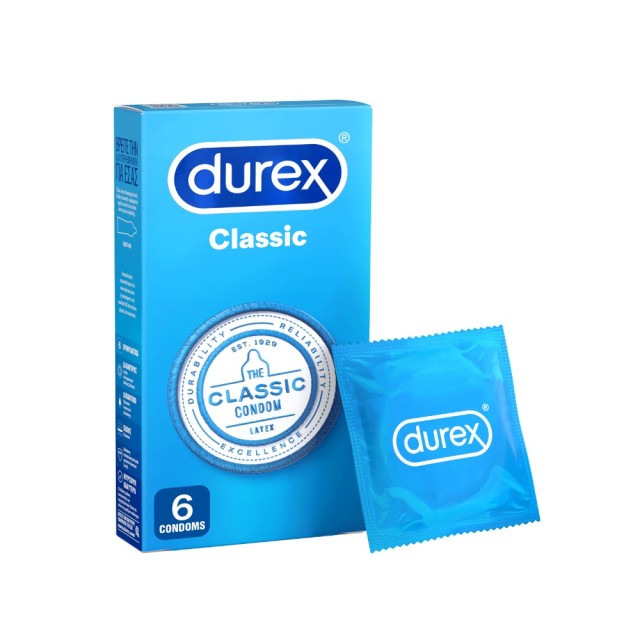 Durex Classic 6τεμ (Κλασικά Προφυλακτικά)