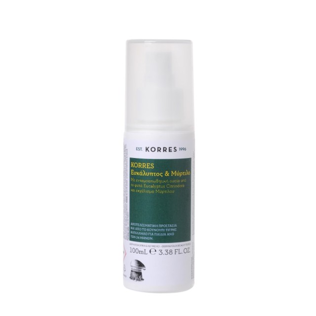 Korres Eucalyptus & Myrtle Insect Repellent 100ml (Εντομοαπωθητικό Γαλάκτωμα με Ευκάλυπτο & Μύρτιλο)
