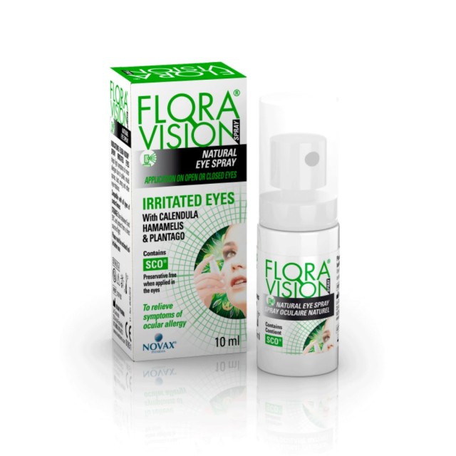 Flora Vision Spray Irritated Eyes 10ml (Φυσικό Σπρέι για Ερεθισμένα Μάτια)