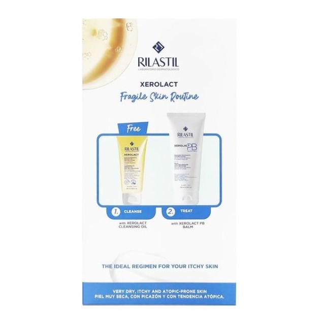 Rilastil Xerolact SET PB Balm 200ml & ΔΩΡΟ Cleansing Oil 50ml (ΣΕΤ Περιποίησης της Πολύ Ξηρής/Ατοπικής Επιδερμίδας)