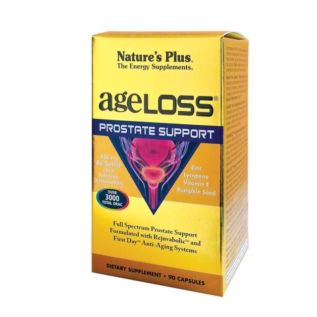Natures Plus Ageloss Prostate Support 90caps (Συμπλήρωμα Διατροφής για την Υγεία Του Προστάτη)