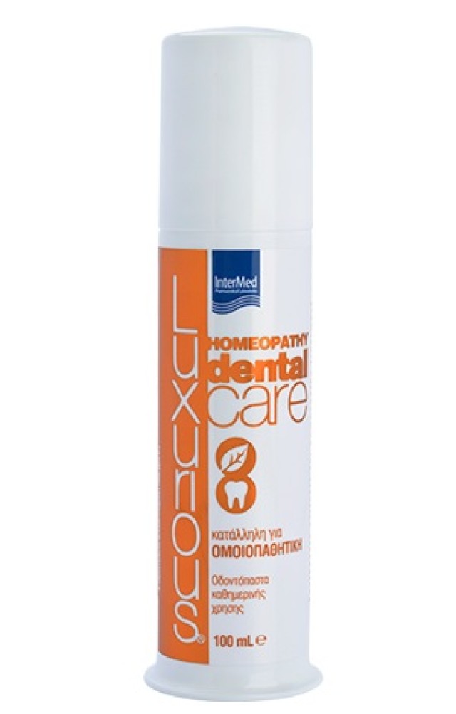 Intermed Luxurious Homeopathy Dental Care 100ml (Οδοντόπαστα Κατάλληλη για Ομοιπαθητική)