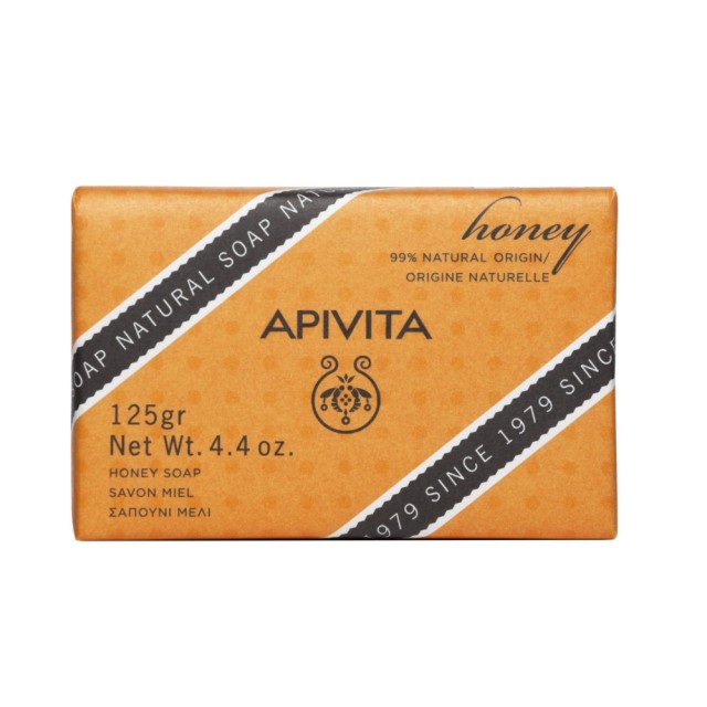 Apivita Natural Soap with Honey 125gr (Φυσικό Σαπούνι με Μέλι)