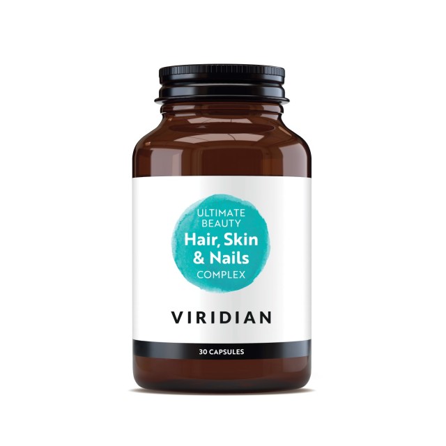 Viridian Ultimate Beauty Hair Skin & Nails 30caps (Συμπλήρωμα Διατροφής για Υγιή Μαλλιά, Δέρμα & Νύχια)
