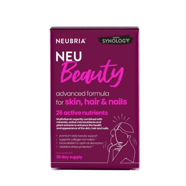 Neubria Neu Beauty 30tabs (Συμπλήρωμα Διατροφής για Υγιή Μαλλιά, Δέρμα & Νύχια)