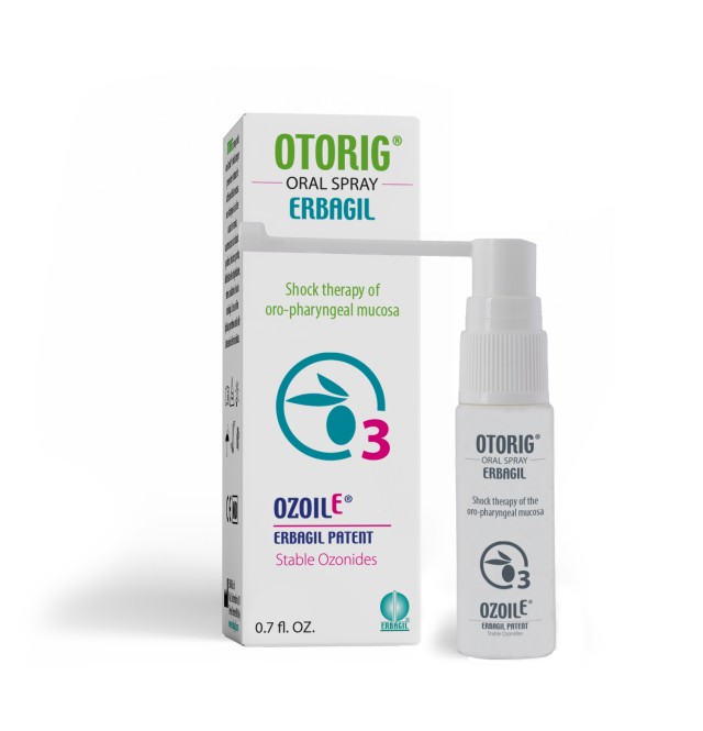 Erbagil Otorig Oral Spray 20ml (Στοματικό Σπρέι για Αντιμικροβιακή & Αντιική Θεραπεία των Παθήσεων του Στοματοφαρυγγικού Βλεννογόνου)