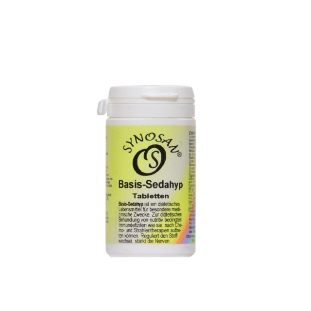 Metapharm Synosan Basis-Sedahyp 60tabs (Συμπλήρωμα Διατροφής για τη Φυσιολογική Λειτουργία του Ανοσοποιητικού Συστήματος)