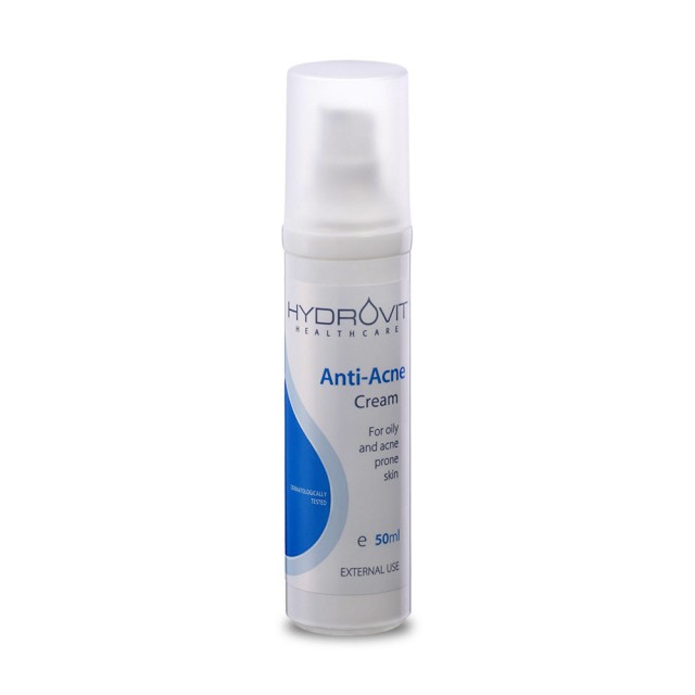 Hydrovit Anti-Acne Cream 50ml (Κρέμα για την Καθημερινή Αντιμετώπιση της Ακμής και της Λιπαρότητας)