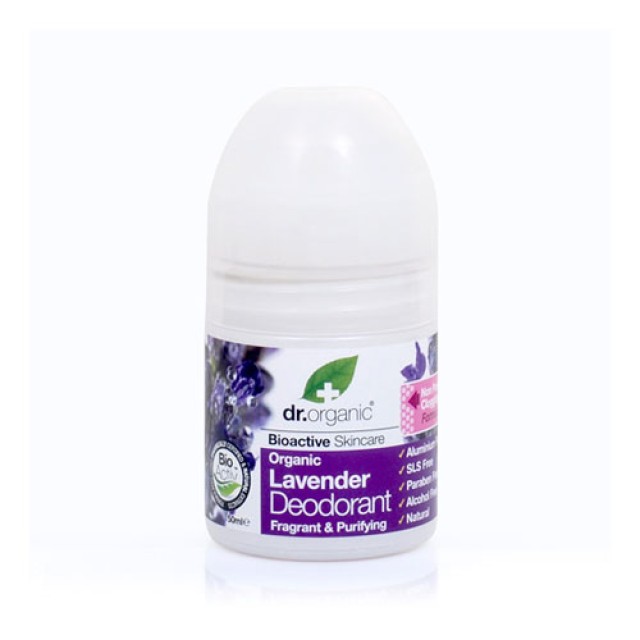 Dr.Organic Lavender Deodorant 50ml (Αποσμητικό με Βιολογική Λεβάντα)
