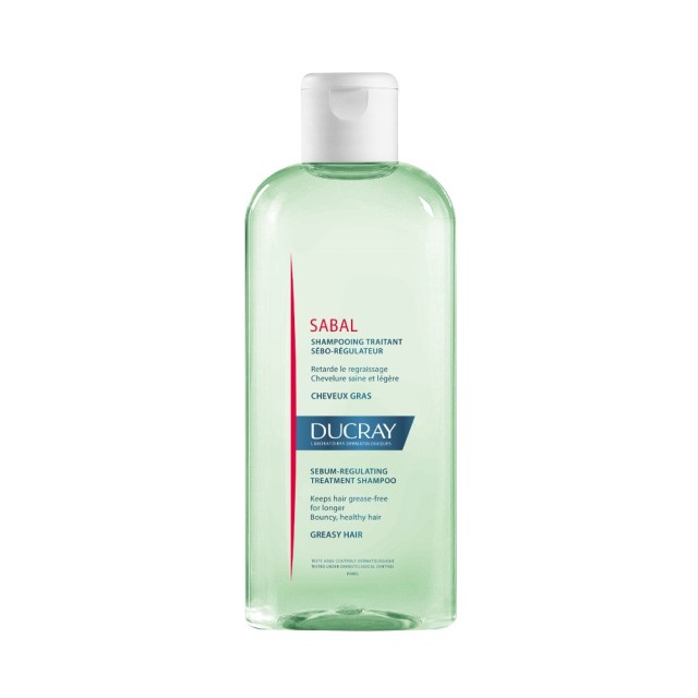 Ducray Sabal Sebum Regulating Treatment Shampoo 200ml (Σαμπουάν Αγωγής για Λιπαρά Μαλλιά)