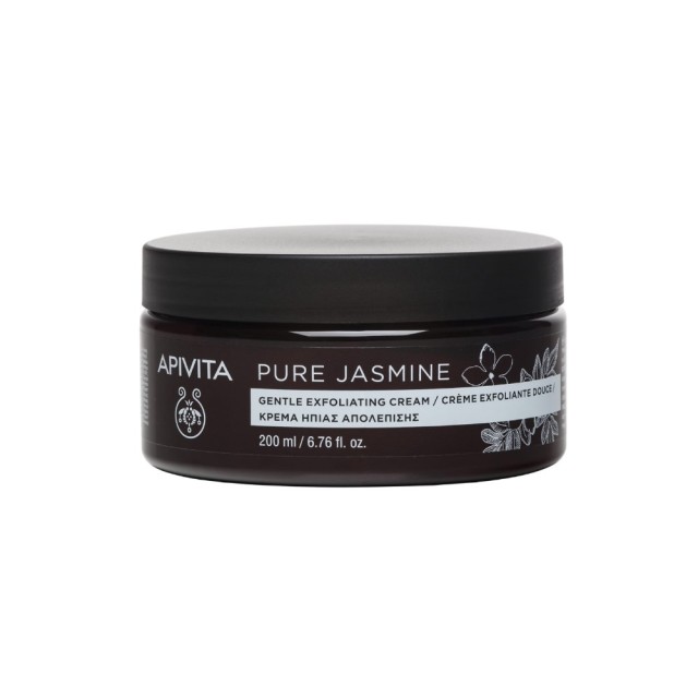 Apivita Pure Jasmine Body Scrub 200ml (Κρέμα Ήπιας Απολέπισης με Γιασεμί)
