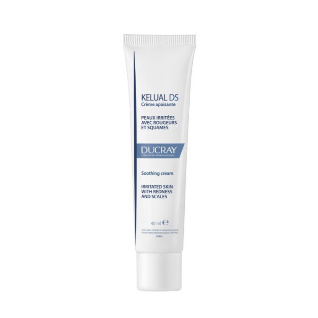 Ducray Kelual DS Cream 40ml (Καταπραϋντική Κρέμα για Ερεθισμένο Δέρμα με Τάση για Σμηγματορροϊκή Δερματίτιδα)