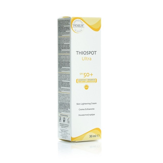 Synchroline Thiospot Ultra SPF50+ Cream 30ml (Λευκαντική Κρέμα Κατά των Πανάδων) 