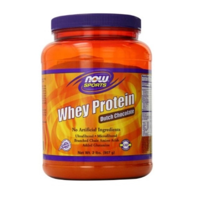 Now Sports Whey Protein Powder Chocolate 907gr