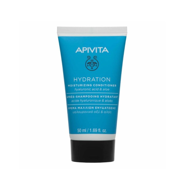 Apivita Hydration Mini Moisturizing Conditioner 50ml (Κρέμα Μαλλιών για Ενυδάτωση με Υαλουρονικό Οξύ