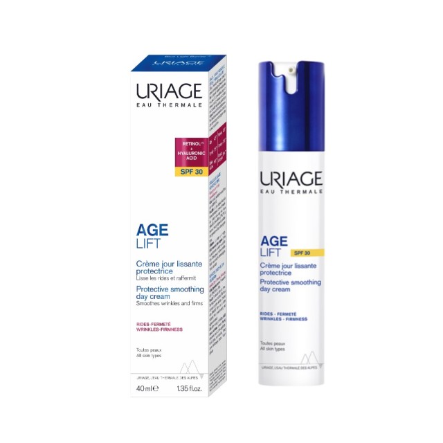 Uriage Age Lift Protective Smoothing Day Cream SPF30 40ml (Προστατευτική Καταπραϋντική Κρέμα Ημέρας 