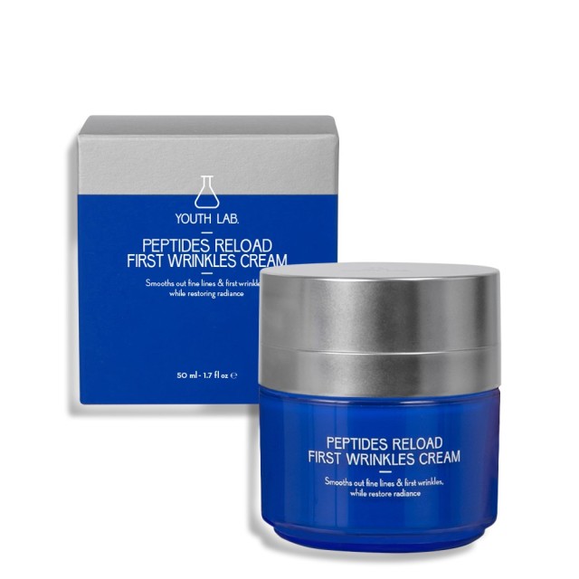 YOUTH LAB Peptides Reload First Wrinkles Cream 50ml (24ωρη Αντιρυτιδική Κρέμα Προσώπου για τα Πρώτα 