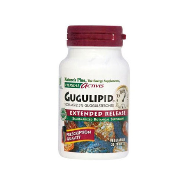 Natures Plus Gugulipid 1000mg 30tab (Χοληστερίνη - Τριγλυκερίδια)