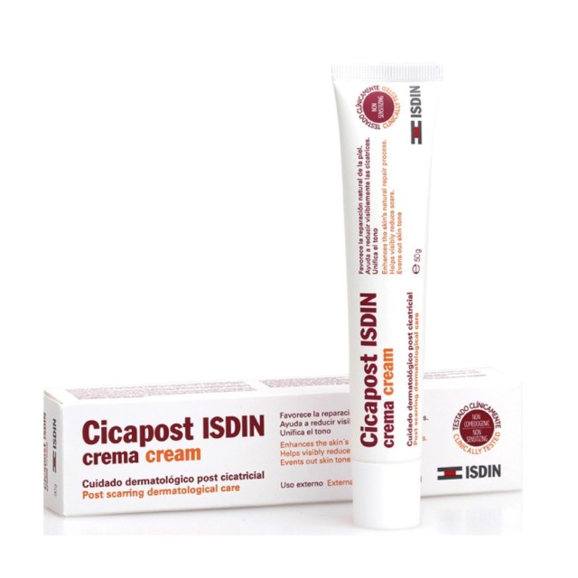 Isdin Cicapost Cream 50gr (Κρέμα-Δερματολογική Φροντίδα Μετά από Ουλές)