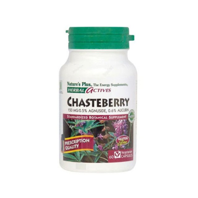 Natures Plus Chasteberry 150mg 60cap (Προεμμηνορροϊκό σύνδρομο - Δυσμηνόρροια)