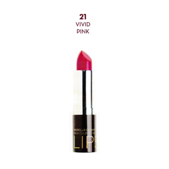 Korres Morello Creamy Lipstic No21 Vivid Pink (3.5gr)