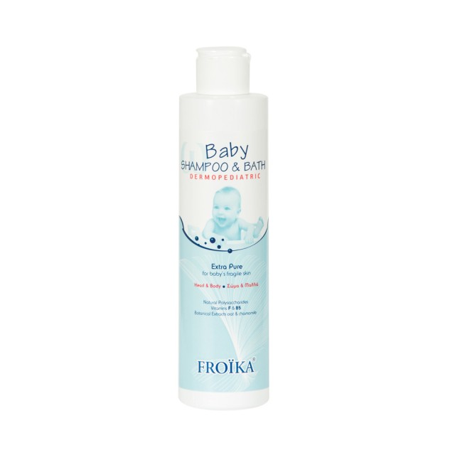 Froika Baby Shampoo & Bath 200ml (Βρεφικό Σαμπουάν & Αφρόλουτρο) 