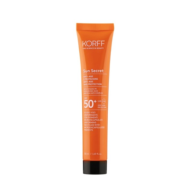 Korff Sun Secret Uniforming Face Fluid with Microencapsulated Pigments SPF50+ 01 Light 50ml