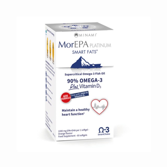 Minami MorEPA Platinum 60caps (EPA-DHA & Vitamin D3 Ωμέγα-3)