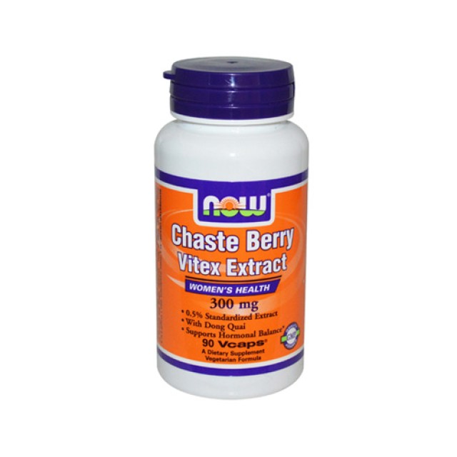 Now Foods Chaste Berry-Vitex Extract 300mg 90caps (Λυγαριά)