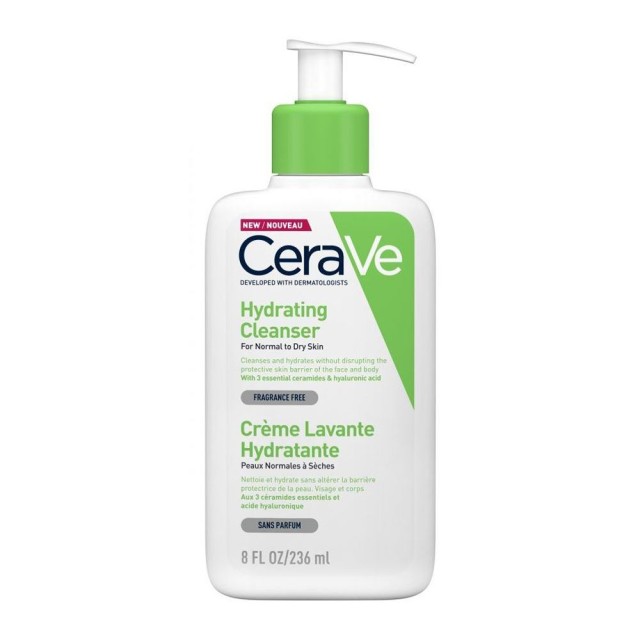 CeraVe Hydrating Cleanser 236ml (Κρέμα Καθαρισμού Προσώπου & Σώματος)