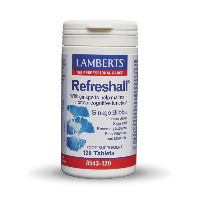 Lamberts Refreshall 120tabs (Για τη Φυσιολογική Νοητική Επίδοση και Νοητική Λειτουργία)