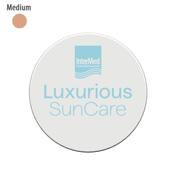 Intermed Luxurious Suncare Silk Cover BB Compact SPF50+ No2 Medium 12gr (Αντηλιακή Πούδρα Προσώπου Με Χρώμα - Μεσαία Απόχρωση)