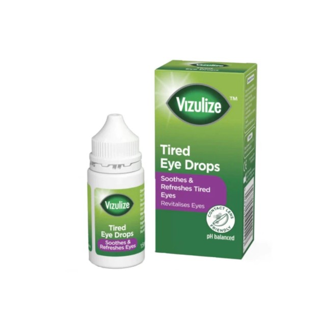 Vizulize Tired Eye Drops 10ml (Σταγόνες για Κουρασμένα Μάτια)