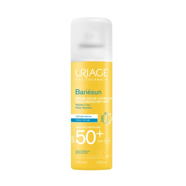 Uriage Bariesun Dry Mist SPF50+ 200ml (Αντηλιακό Mist για Ματ Αποτέλεσμα για Πρόσωπο & Σώμα)