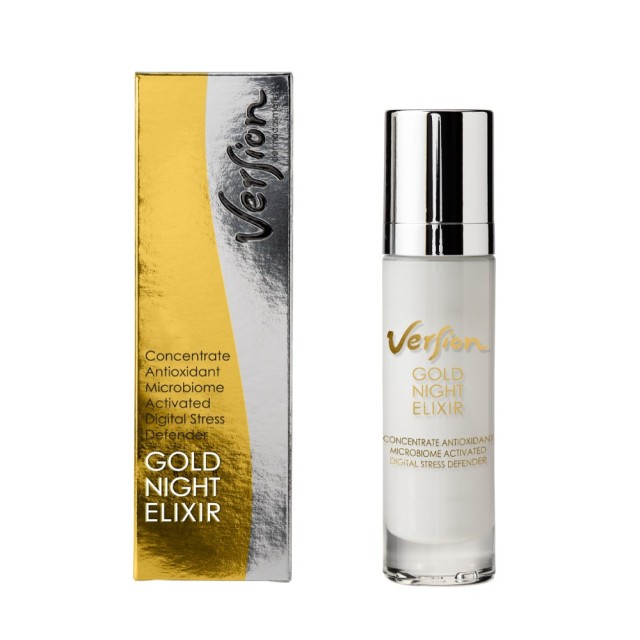 Version Gold Night Elixir 50ml (Αντιοξειδωτική, Αντιρυτιδική Κρέμα Προσώπου Νύχτας για Κανονική/Ξηρή Επιδερμίδα)