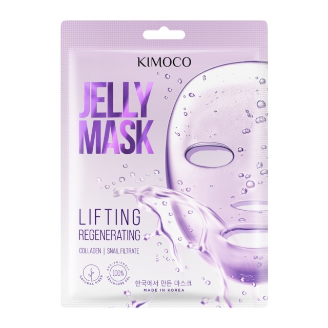 Kimoco Jelly Mask Lifting & Regenerating Sheet Mask 23ml (Μάσκα Προσώπου για Ανόρθωση & Αναγέννηση)