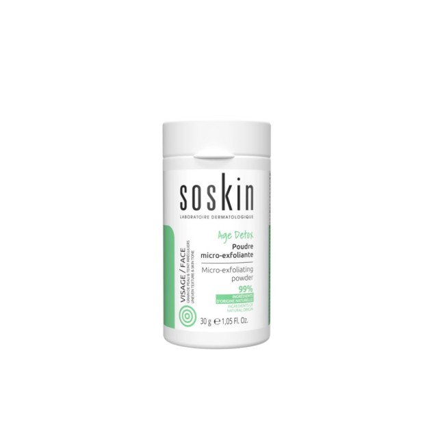Soskin Age Detox Micro Exfoliating Powder 30gr