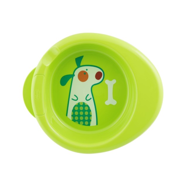 Chicco Warm Plate Green 6m+ (Πιάτο Θερμός για 6μηνών+ Πράσινο) 