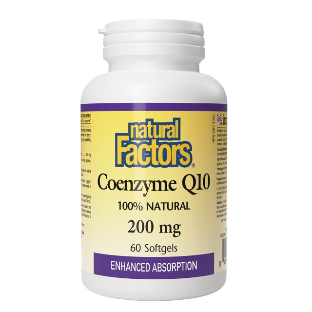 Natural Factors Coenzyme Q10 200mg 60caps