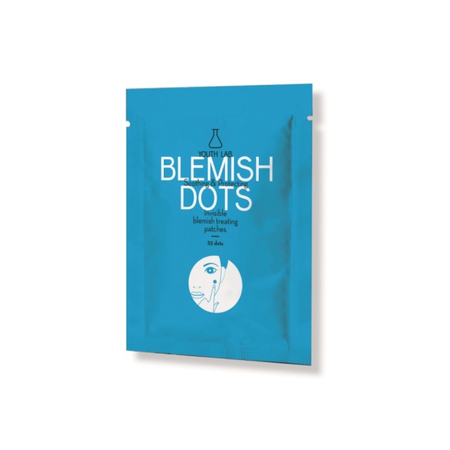 YOUTH LAB Blemish Dots (Διάφανα Αυτοκόλλητα Επιθέματα που Αντιμετωπίζουν Τοπικά Σπυράκια και Μαύρα Στίγματα)