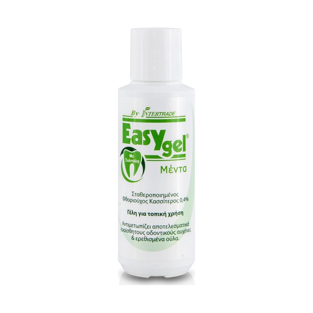 Easy Gel Mint (Γεύση Μέντα) 120gr - Οδοντόκρεμα Με Φθοριούχο Κασσίτερο