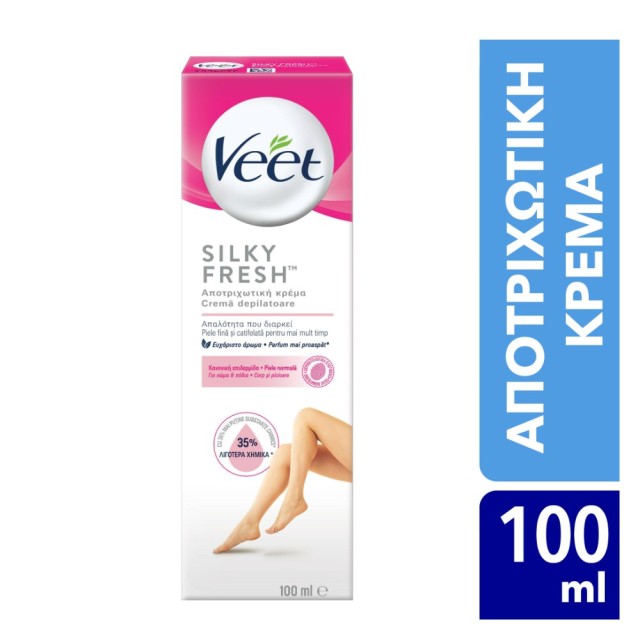 Veet Silky Fresh Hair Removal Cream 100ml (Κρέμα Αποτρίχωσης)